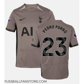 Tottenham Hotspur Pedro Porro #23 Replik 3rd trikot 2023-24 Kurzarm